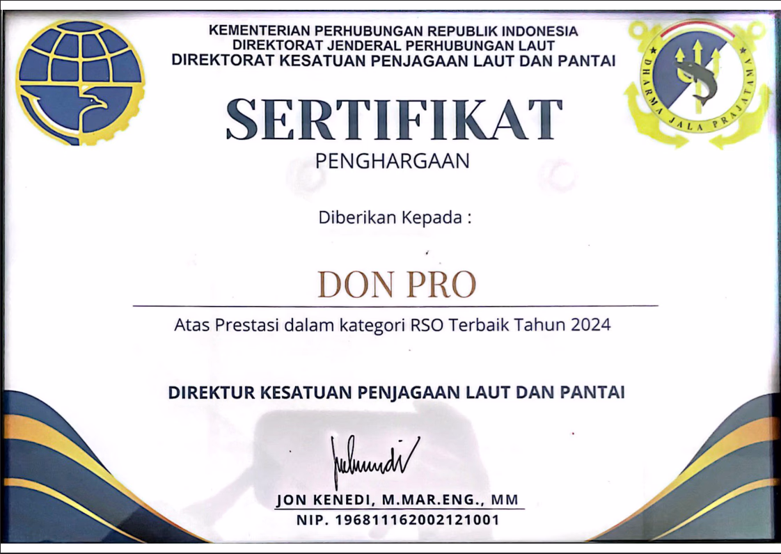 Certificate 2024
